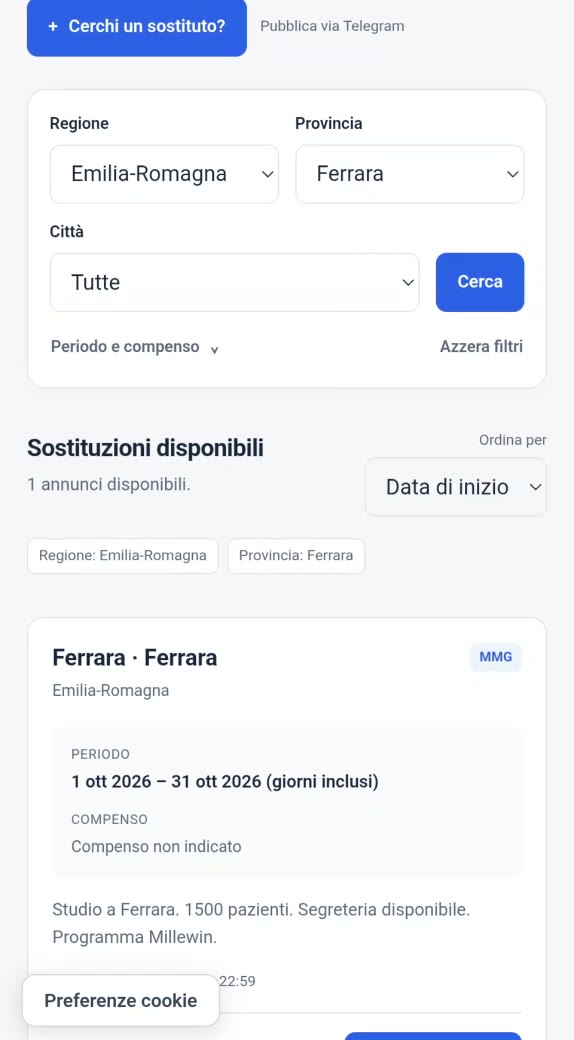 Risultati filtrati per Emilia-Romagna e provincia di Ferrara